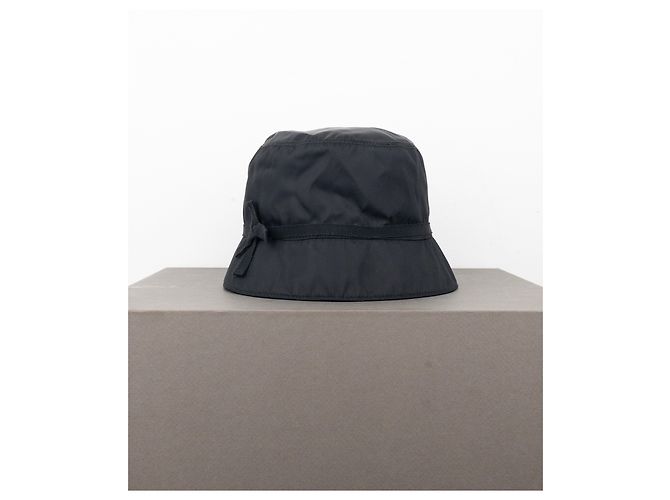 Cappello bucket con fiocco Prada anni 2000 Nero - vista 2