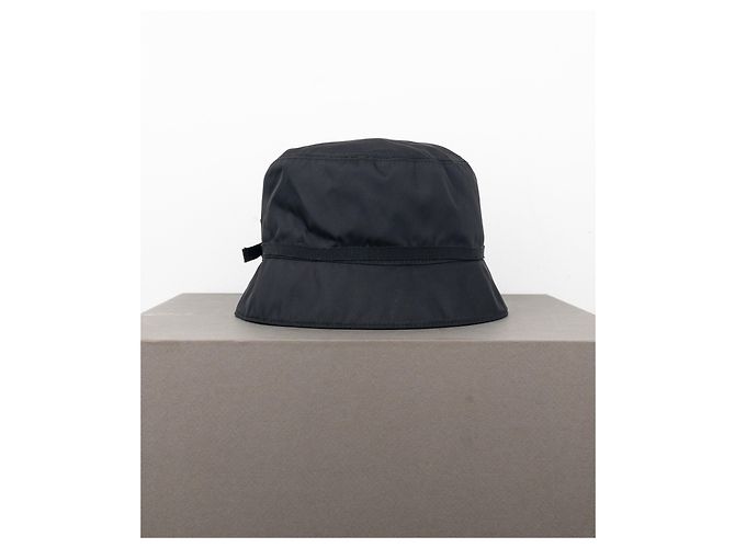 Cappello bucket con fiocco Prada anni 2000 Nero - vista 3