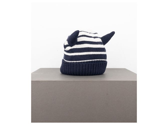 Beanie con corna Jean Paul Gaultier x Lindex Blu navy - vista 3