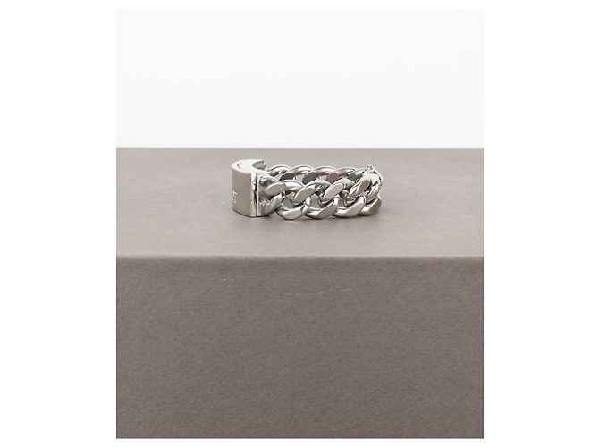 Bracciale Pill a catena cubana Dior di Galliano SS04 Argento - vista 3