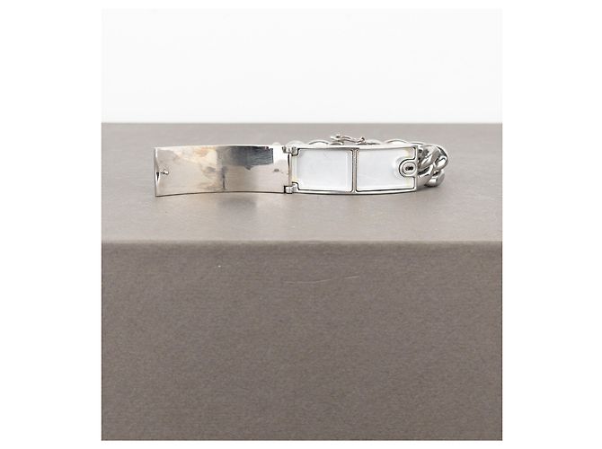 Bracciale Pill a catena cubana Dior di Galliano SS04 Argento - vista 5