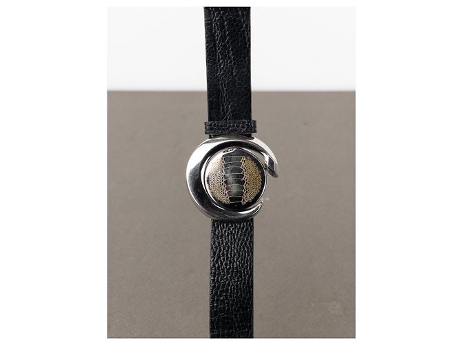 Orologio da polso a forma di serpente Roberto Cavalli degli anni 2000 Nero - vista 5