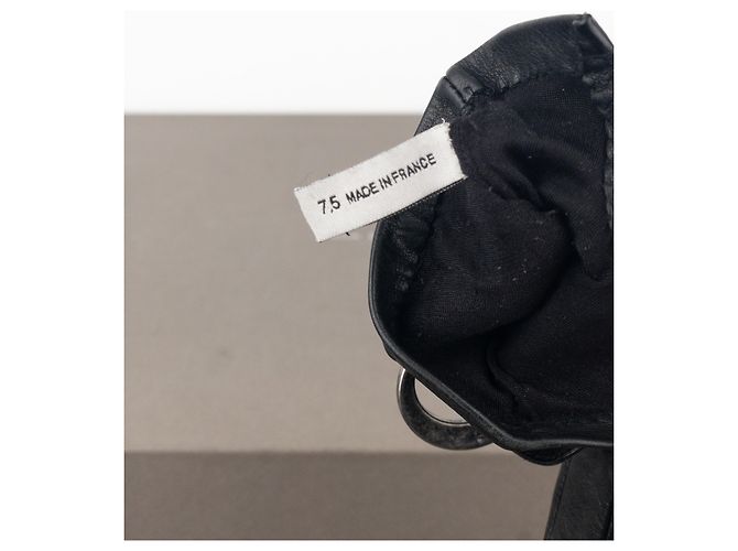 Lederhandschuhe 'Gaucho' SS06 von Dior by Galliano Schwarz - Ansicht 14