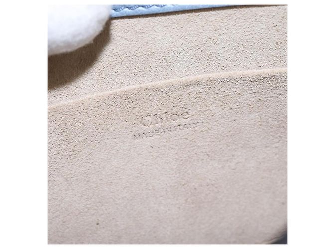 Chloé Borsa a tracolla Chloe Nile in pelle piccola Blu - vista 6
