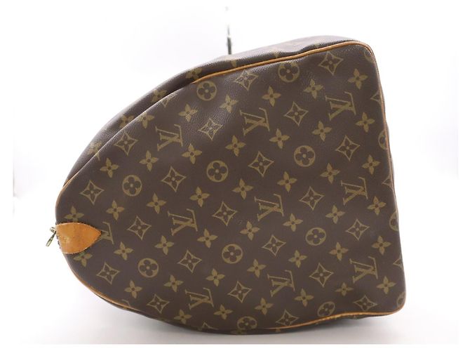Borsa da viaggio Keepall 60 in tela Monogram con pelle Vachetta di Louis Vuitton Monogramma - vista 3