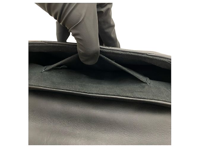 Borsa a catena PM New Wave in pelle Louis Vuitton Nero - vista 10