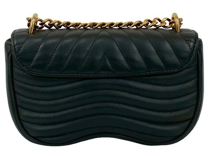 Borsa a catena PM New Wave in pelle Louis Vuitton Nero - vista 3