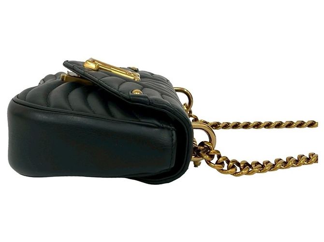 Borsa a catena PM New Wave in pelle Louis Vuitton Nero - vista 6