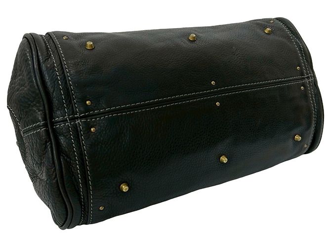 Borsa in pelle Paddington Stitch di Chloé Nero - vista 7