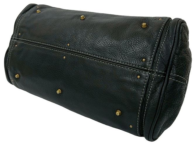 Borsa in pelle Paddington Stitch di Chloé Nero - vista 8