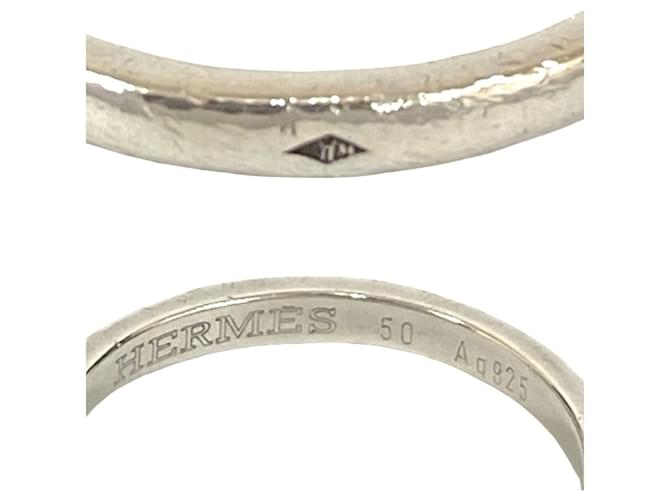 Silberner Chaine d'Ancre Ring von Hermès - Ansicht 2