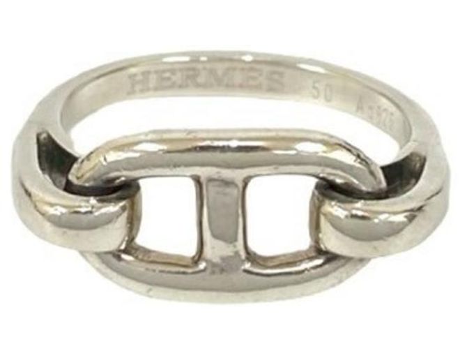 Silberner Chaine d'Ancre Ring von Hermès - Ansicht 5