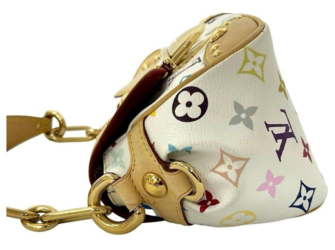 Louis Vuitton Marilyn Monogram Multicolore Shoulder Bag White - view 5