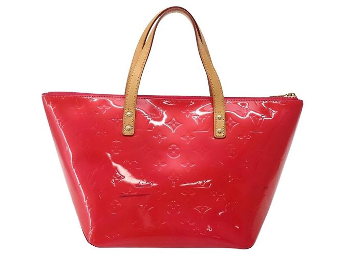 Borsa Bellevue Monogram Vernis PM Louis Vuitton Rosa - vista 2