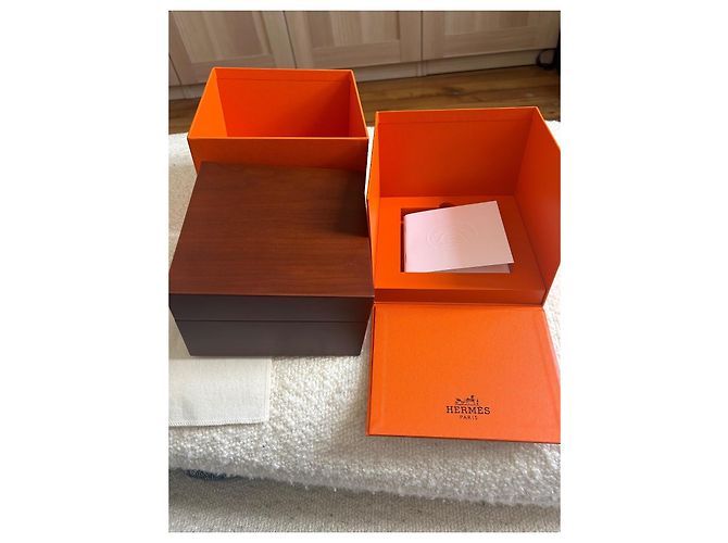 Hermès Cut Uhr 36mm Roségold Silber Hardware Gold hardware - Ansicht 9