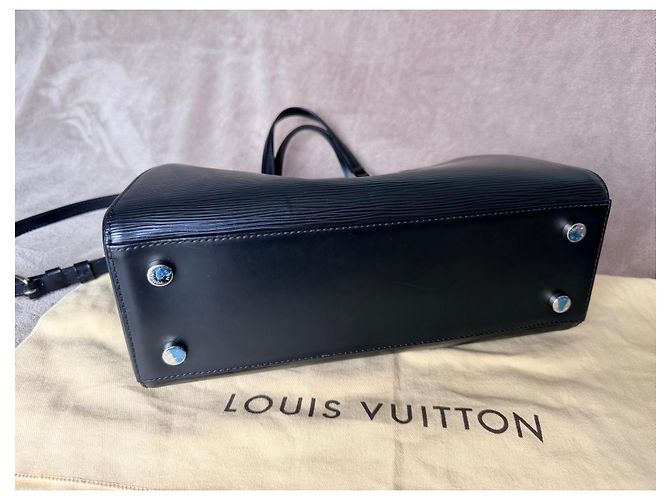 Borsa a Mano Louis Vuitton Epi Pelle Nera Nero - vista 9