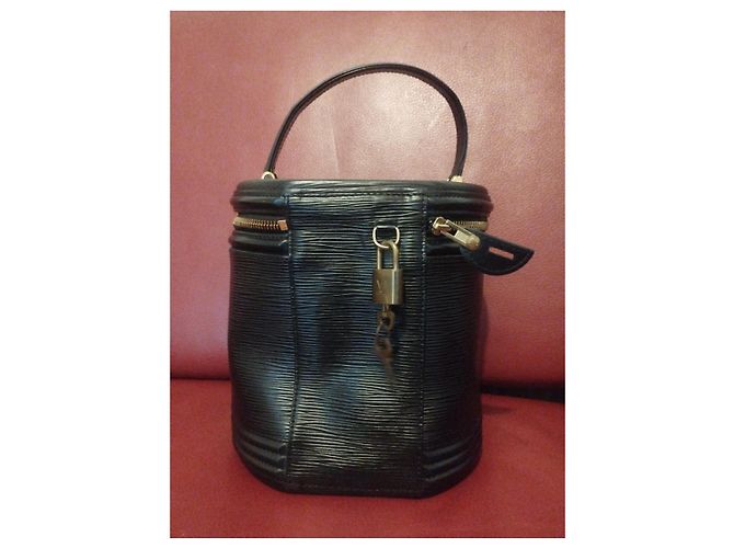 Beauty case Louis Vuitton Epi Noir Nero - vista 6