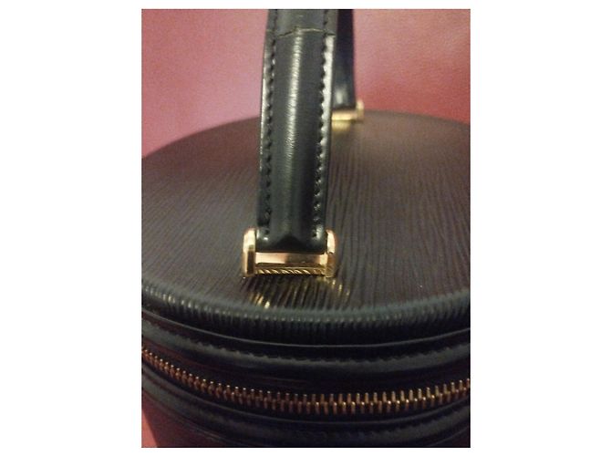 Beauty case Louis Vuitton Epi Noir Nero - vista 7