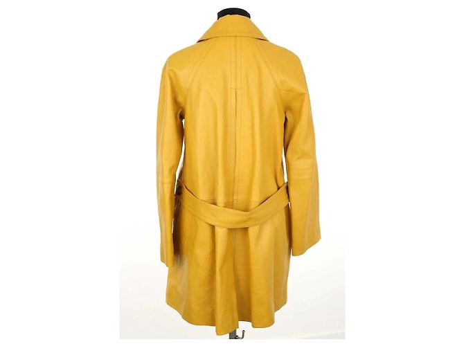 Rebecca Taylor Gelbe Lederjacke - Ansicht 4