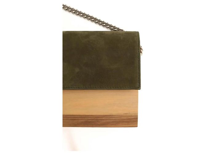 Autre Marque Borsa a tracolla kaki Cachi - vista 5