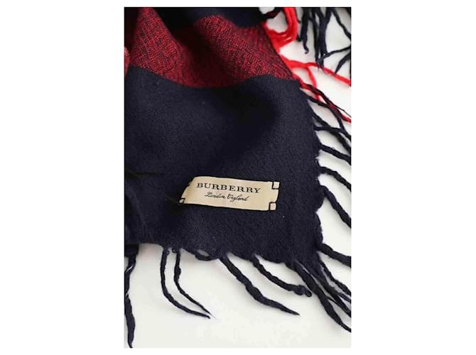 Burberry Foulard blu navy - vista 5