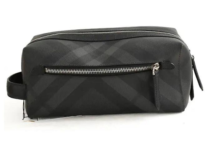 Burberry Anthrazitfarbene Clutch Anthrazitgrau - Ansicht 3