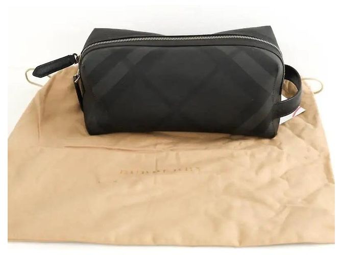 Burberry Anthrazitfarbene Clutch Anthrazitgrau - Ansicht 5