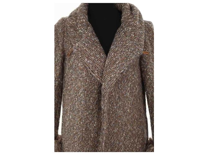Diane Von Furstenberg Abrigo marrón Castaño - vista 2