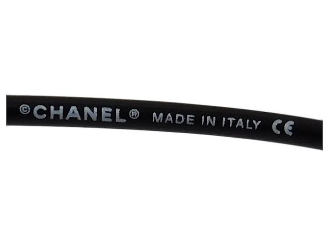 Faltbare Chanel CC Logo Sonnenbrille Schwarz Silber 5038 - Ansicht 7
