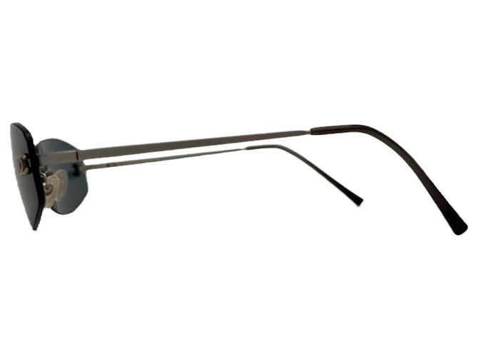Gafas de sol sin montura con logo CC en azul oscuro Chanel 4002 - vista 4