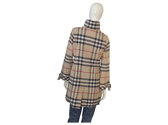 Abrigo de lana beige Nova Check de Burberry Londres | Talla 14Y | Ajuste petite Multicolor - vista 2