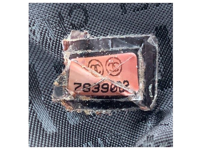 Borsa a tracolla Chanel Sport nera e bianca con logo CC Nero Bianco - vista 7