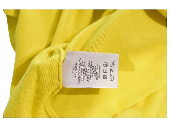 Top de Algodón Amarillo BURBERRY Londres L | Suéter con Parche de Codo a Cuadros - vista 5