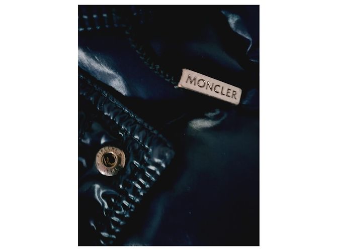Giacca Moncler Leon trapuntata blu - vista 4