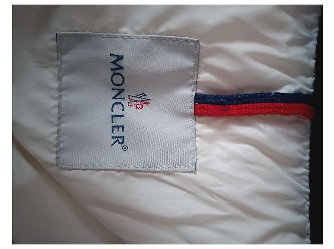 Giacca Moncler Leon trapuntata blu - vista 9