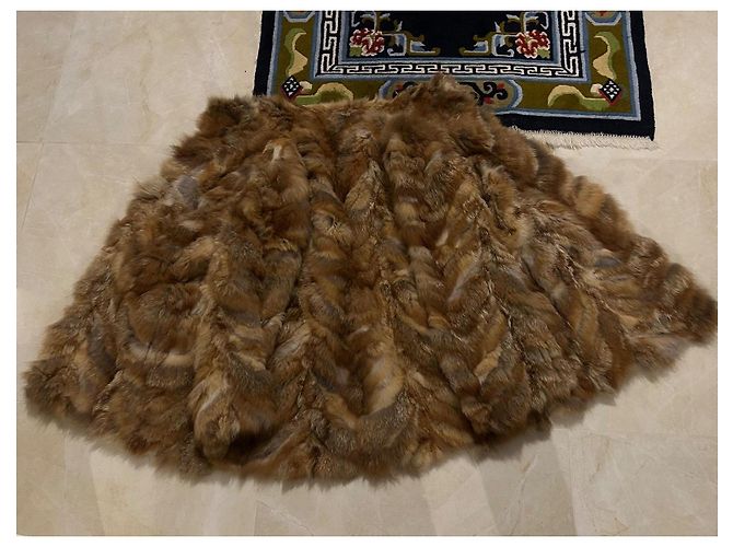 Autre Marque Fuchsfelljacke caramel Größe 42 Karamell - Ansicht 2