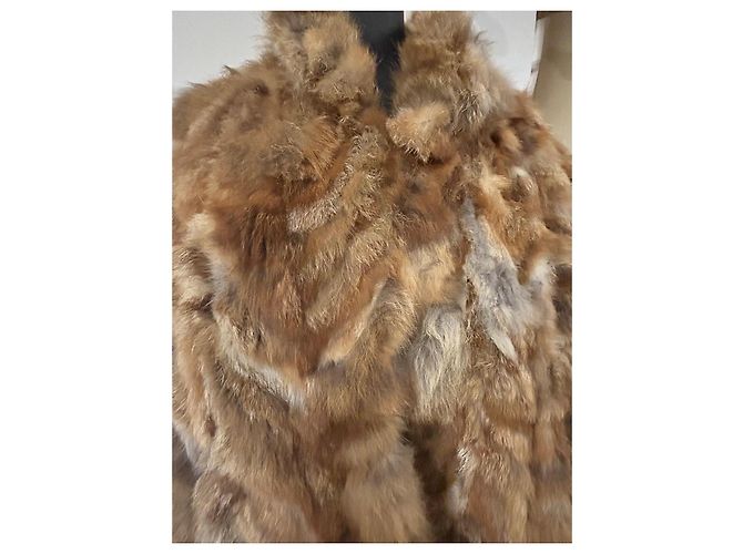 Autre Marque Fuchsfelljacke caramel Größe 42 Karamell - Ansicht 4