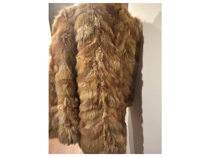 Autre Marque Fuchsfelljacke caramel Größe 42 Karamell - Ansicht 5
