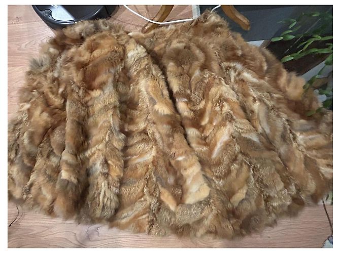 Autre Marque Fuchsfelljacke caramel Größe 42 Karamell - Ansicht 8