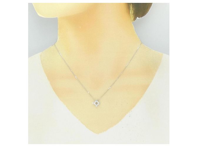 Autre Marque Collana in diamante in oro bianco 750 Argento - vista 6