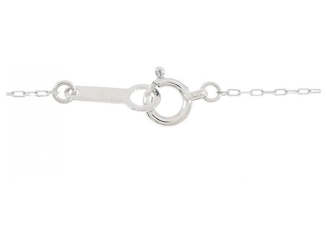 Autre Marque Collana in zirconia cubica in oro bianco K10 4℃ Argento - vista 5