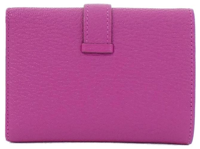 Cartera Hermès Béarn en cabra Rosa - vista 2