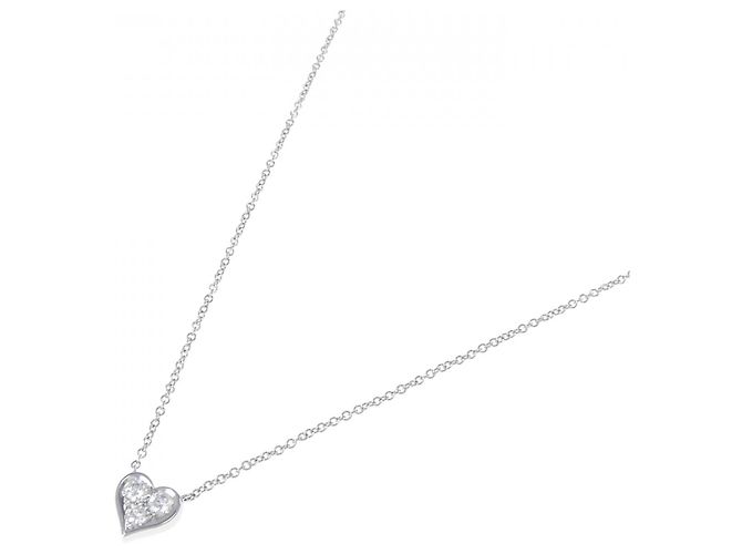 Tiffany & Co Collana Sentimental in platino e diamanti Tiffany Argento - vista 2