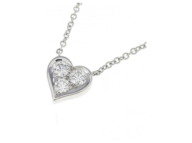 Tiffany & Co Collana Sentimental in platino e diamanti Tiffany Argento - vista 3