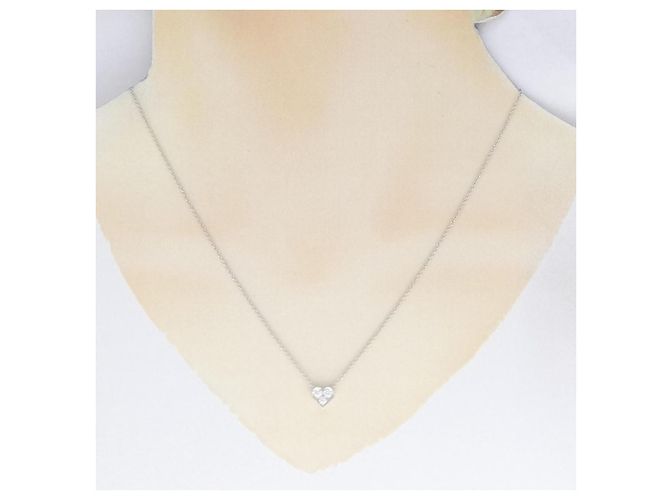 Tiffany & Co Collana Sentimental in platino e diamanti Tiffany Argento - vista 6