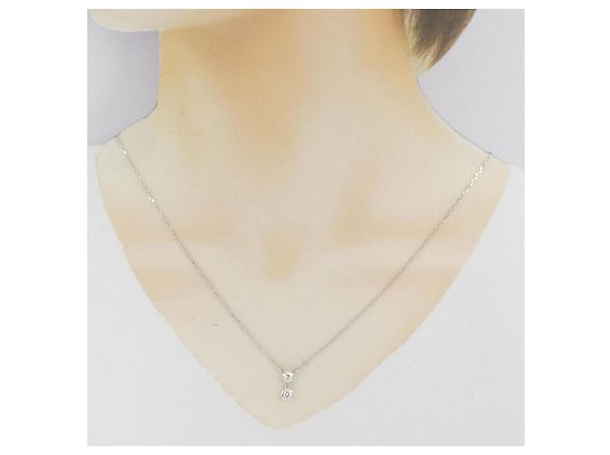 Collana in diamante Mikimoto Au750 Argento - vista 6