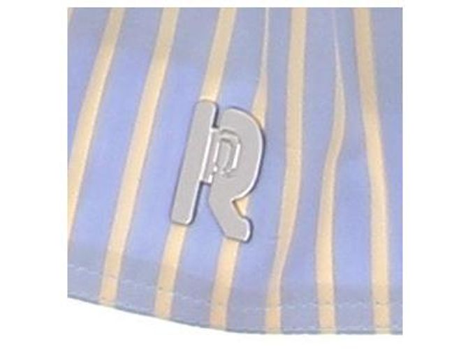 Autre Marque Gonna corta a righe blu e bianca - vista 5