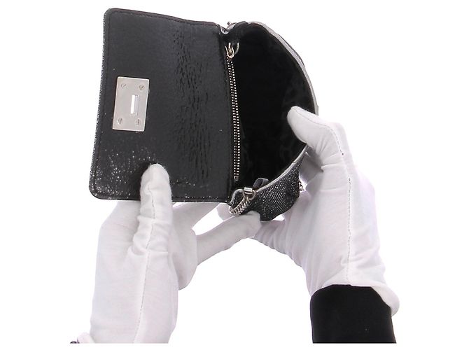 Jimmy Choo Clutch argentata brillante Argento - vista 6