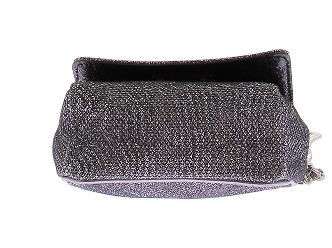 Jimmy Choo Clutch argentata brillante Argento - vista 7