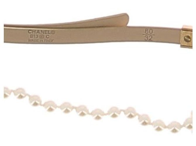 Chanel Gürtel in Gold mit weißen Perlen Golden - Ansicht 6